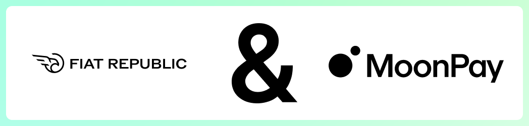Moonpay black logo on white